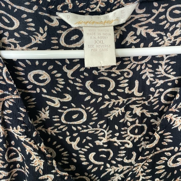 Vintage partners intimates button down top - Picture 2 of 4